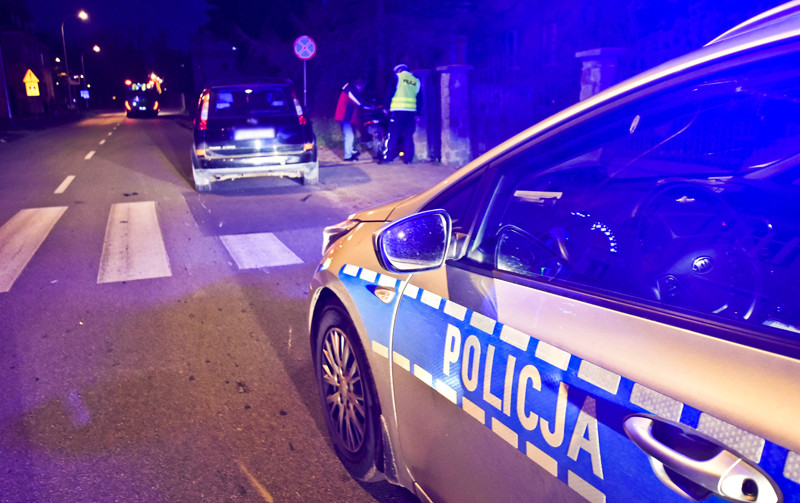 Elbląg, Na ul. Orzeszkowej ford uderzył w skuter