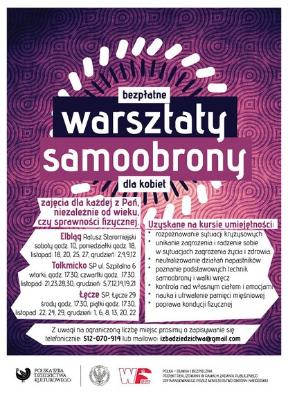 Przyjdź na bezpłatne warsztaty z samoobrony dla kobiet