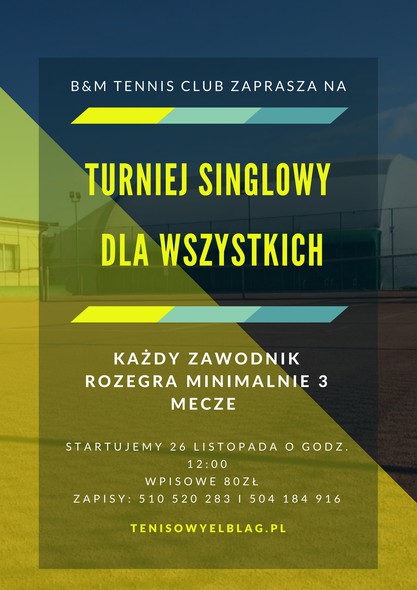 Elbląg, Tenisowa Niedziela w Kazimierzowie