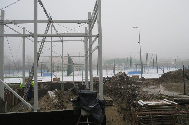 Elbląg, Tor przygotowywany do zimy