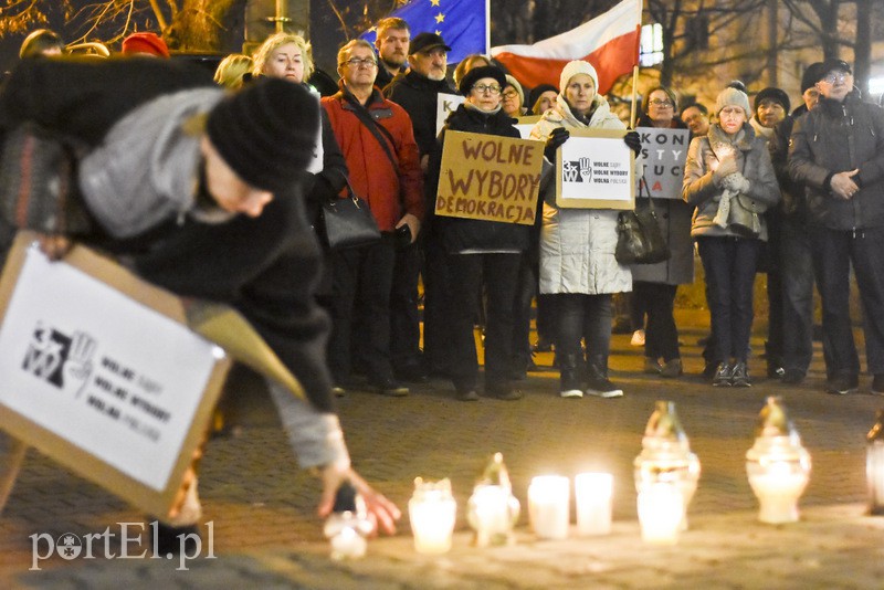 Elbląg, „Wolne sądy, wolne wybory, wolna Polska”