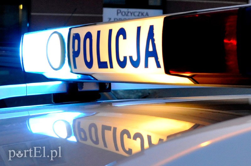 Elbląg, Przed policją schował się w szafie...