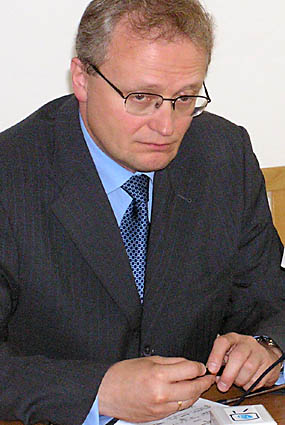 Elbląg, Wiceminister gospodarki Jacek Piechota Elbląg, Wiceminister gospodarki Jacek Piechota
