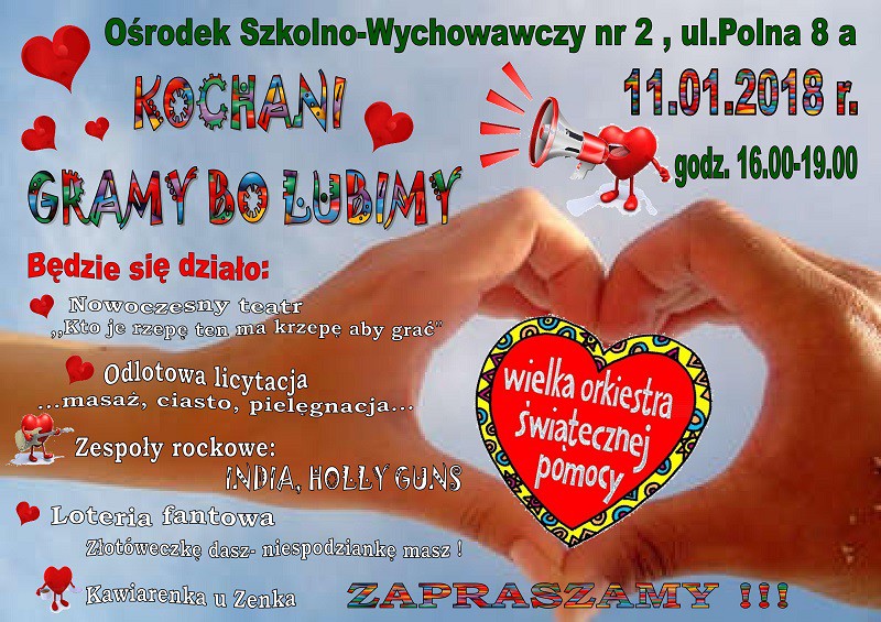 Elbląg, OSW nr 2 zaprasza na WOŚP Elbląg, OSW nr 2 zaprasza na WOŚP