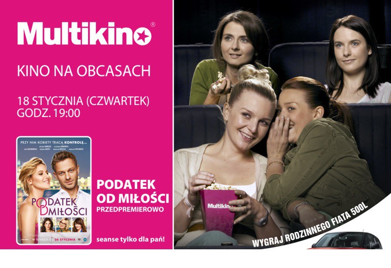 Elbląg, „Podatek od miłości” w Kinie na obcasach Elbląg, „Podatek od miłości” w Kinie na obcasach