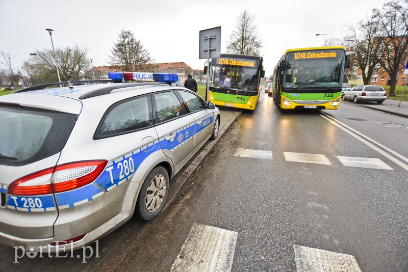 Elbląg, Potrącenie na pasach