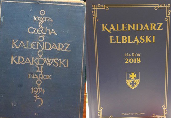 Elbląg, Kalendarz elbląski powstał jako inspiracja kalendarzem krakowskim z 1914 r.