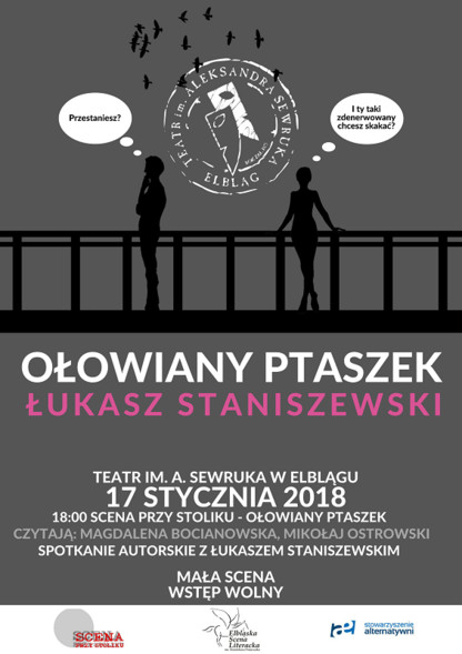 Elbląg, Scena przy stoliku z Ołowianym ptaszkiem