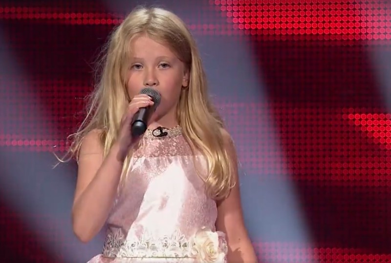 Elbląg, Swietłana Boguska (kadr z materiału The Voice Kids) Elbląg, Swietłana Boguska (kadr z materiału The Voice Kids)
