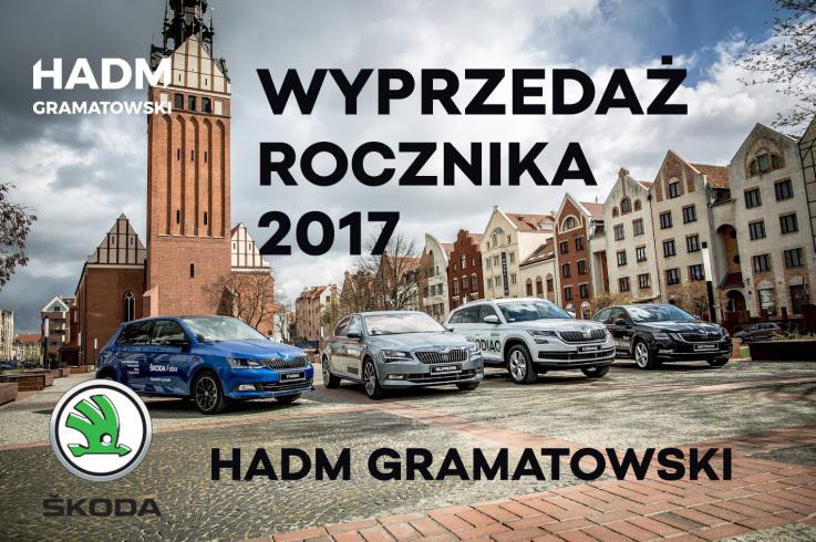 Wyprzedaż rocznika 2017 w Salonie Skody w Elblągu