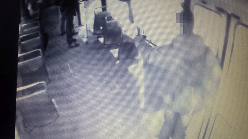 Elbląg, Zabrał kasownik na pamiątkę