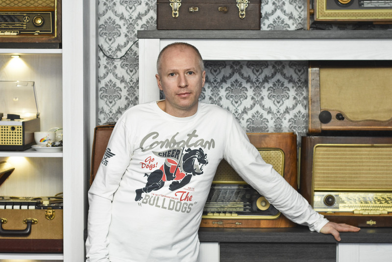 Elbląg, Michał Mroczkowski i jego kolekcja starych radioodbiorników