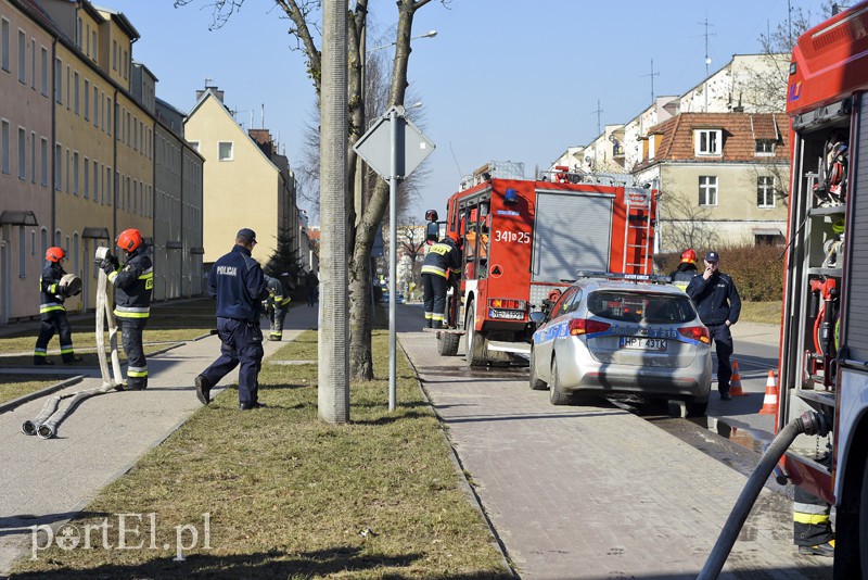 Elbląg, Pożar jachtu i pustostanu Elbląg, Pożar jachtu i pustostanu