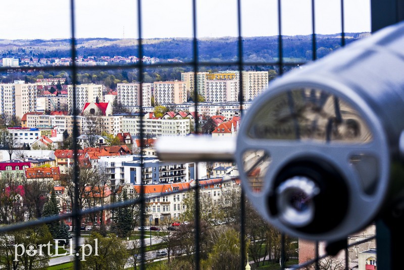 Elbląg, Od 15 kwietnia znowu będzie można patrzeć na miasto z góry