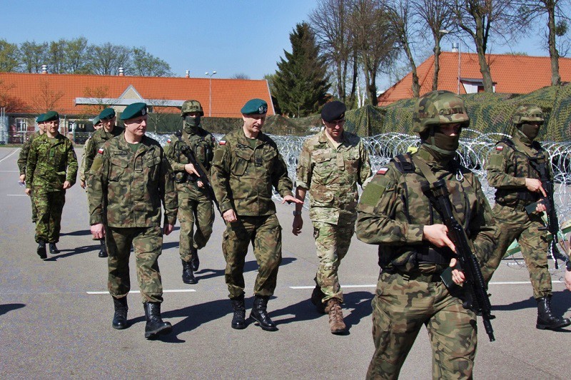 Elbląg, Dowódca duńskiej dywizji z wizytą w Elblągu