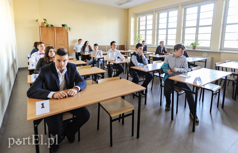 Elbląg, Ostatnie chwile przed rozpoczęciem egzaminu