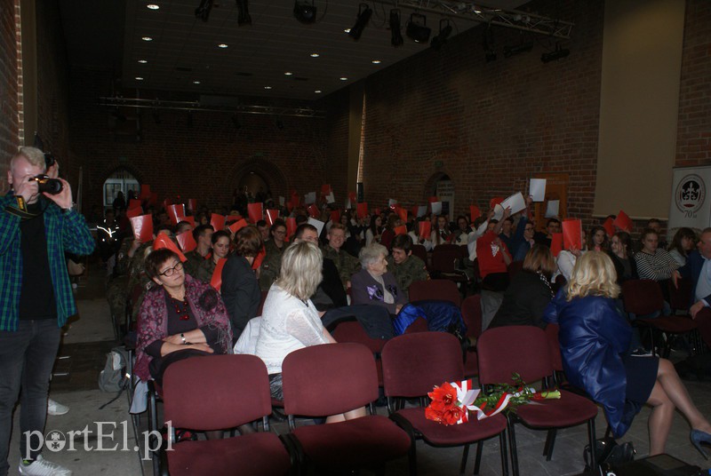 Elbląg, Uczniowie podczas panelu głosowali na temat różnych form współczesnego patriotyzmu