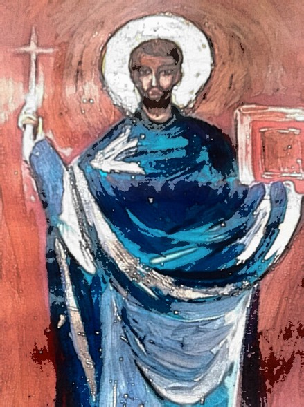 Elbląg, Święty Wojciech na szkle malowany