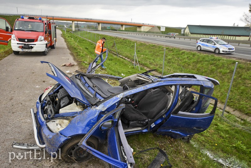 Elbląg, Dachowanie na S7 pod Pasłękiem