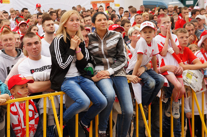 Elbląg, Tak elblążanie kibicowali podczas Euro 2012. Mecz Polska - Grecja