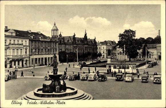 Elbląg, Plac Słowiański przed wojną