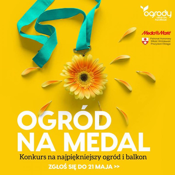 Twój ogród lub balkon może wygrać w konkursie „Ogród na medal”! Twój ogród lub balkon może wygrać w konkursie „Ogród na medal”!