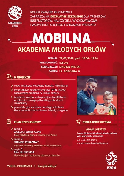 Elbląg, Zostań trenerem piłki nożnej Elbląg, Zostań trenerem piłki nożnej