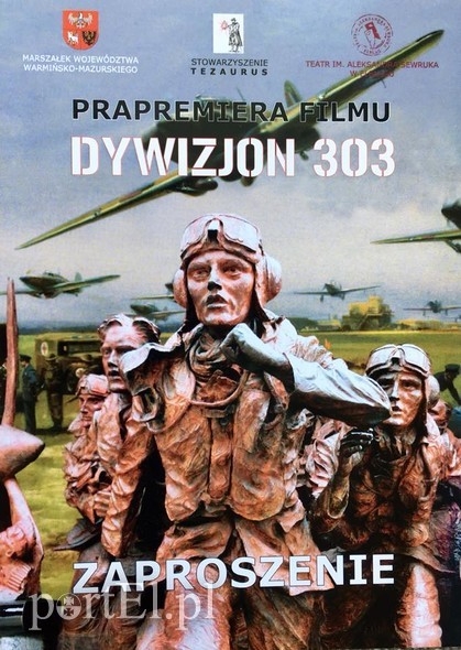 Elbląg, Legenda Dywizjonu 303 na ekranie Elbląg, Legenda Dywizjonu 303 na ekranie