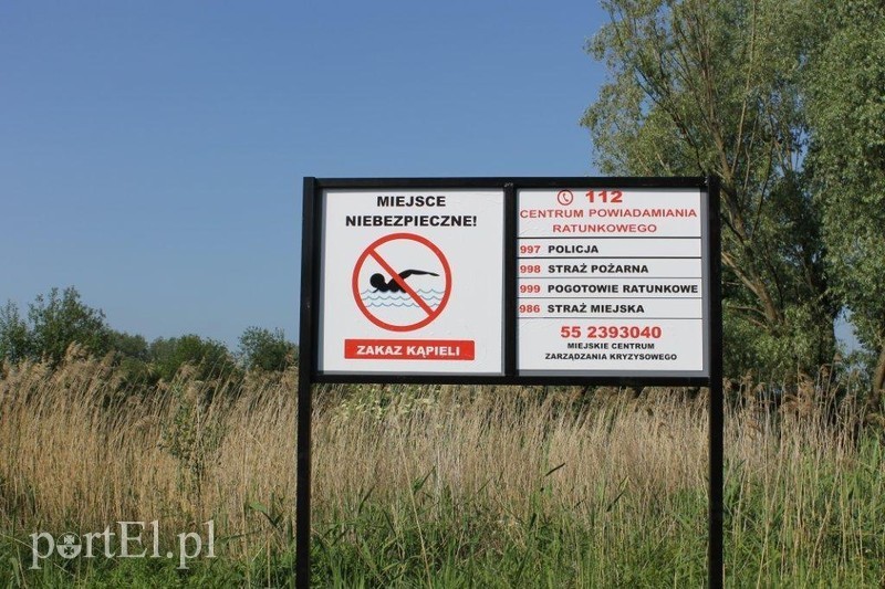 Elbląg, Zakaz kąpieli w rzece Elbląg Elbląg, Zakaz kąpieli w rzece Elbląg