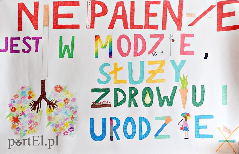 Elbląg, Zwycięski plakat autorstwa uczniów Szkoły Podstawowej nr 12 w Elblągu