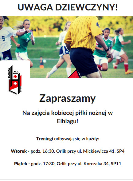 Elbląg, Będą promowały kobiecy futbol Elbląg, Będą promowały kobiecy futbol