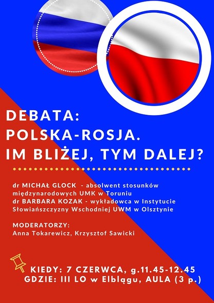 Elbląg, Polska-Rosja. Im bliżej, tym dalej? Elbląg, Polska-Rosja. Im bliżej, tym dalej?