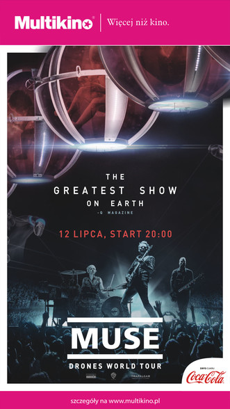 Elbląg, Muse: Drones World Tour 12 lipca w Multikinie! Elbląg, Muse: Drones World Tour 12 lipca w Multikinie!