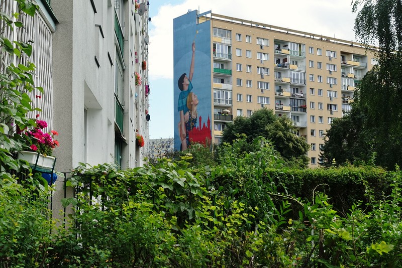 Elbląg, Gdańskie osiedle Zaspa słynie z murali