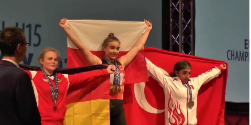 Elbląg, Karolina Kulik na najwyższym stopniu podium mistrzostw Europy