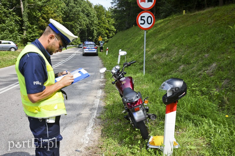 Elbląg, Nietrzeźwy motorowerzysta spowodował kolizję