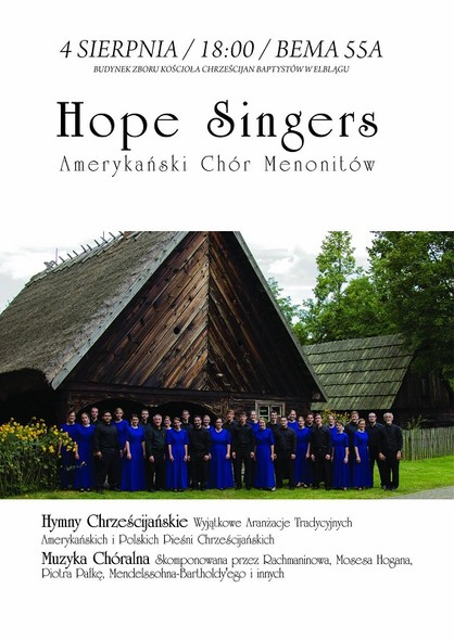 Elbląg, Amerykański chór mennonitów w Elblągu Elbląg, Amerykański chór mennonitów w Elblągu
