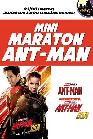 Elbląg, ENEMEF: Minimaraton Ant-Man z premierą Ant-Man i Osa w Multikinie