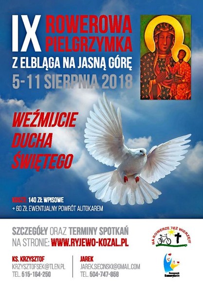 Elbląg, IX Rowerowa Pielgrzymka z Elbląga na Jasną Górę