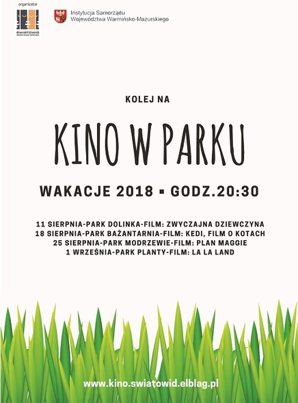 Elbląg, Kolej na Kino w parku Elbląg, Kolej na Kino w parku