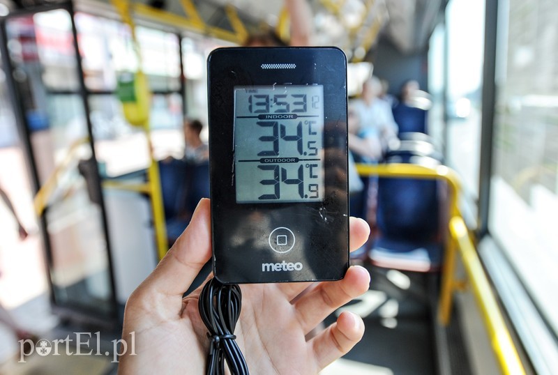 Elbląg, Temperatura w tramwaju jest taka sama, jak za oknem Elbląg, Temperatura w tramwaju jest taka sama, jak za oknem