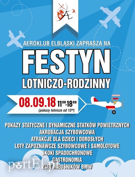 Elbląg, Festyn Lotniczo - Rodzinny już 8 września