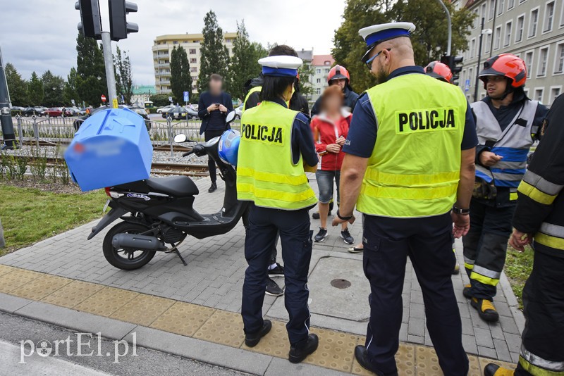 Elbląg, Potrącenie motorowerzysty, sprawca zbiegł