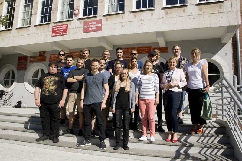 Elbląg, Studenci z Karlsruhe na elbląskiej uczelni Elbląg, Studenci z Karlsruhe na elbląskiej uczelni