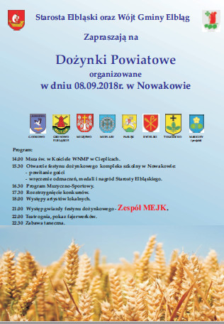 Dożynki powiatowe w Nowakowie już w sobotę