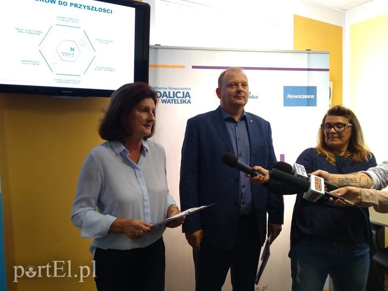 Elbląg, Grażyna Kluge i Michał Missan Elbląg, Grażyna Kluge i Michał Missan