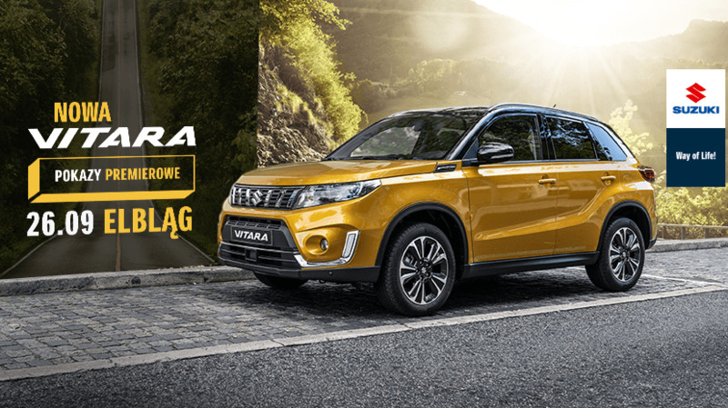 Przyjdź na przedpremierowy pokaz nowego SUV-a Suzuki Vitara