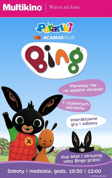 Elbląg, "Bing” od 6 października  na Porankach w Multikinie