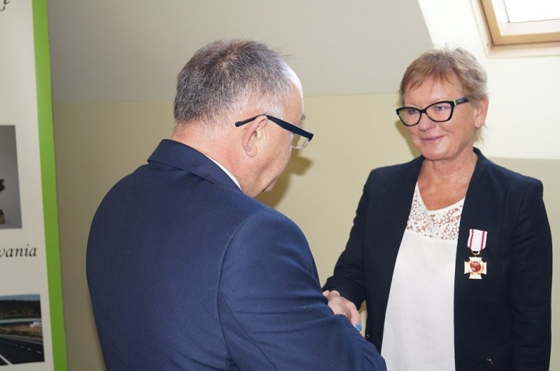 Elbląg, Odznaczono Bożenę Ruszkowską Elbląg, Odznaczono Bożenę Ruszkowską