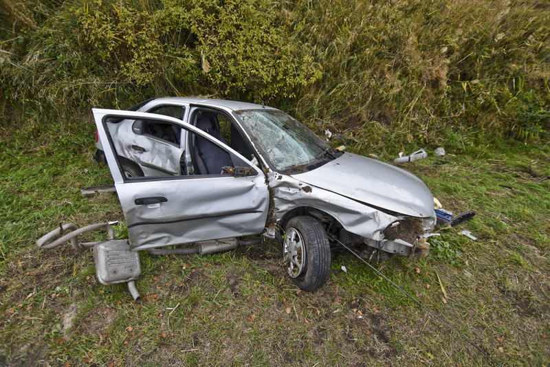 Elbląg, Wypadek w Jagodnie, dwie osoby w szpitalu